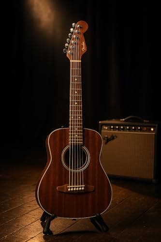 California Standard Redondo Mini with Bag, Sapele Top, Natural Sapele