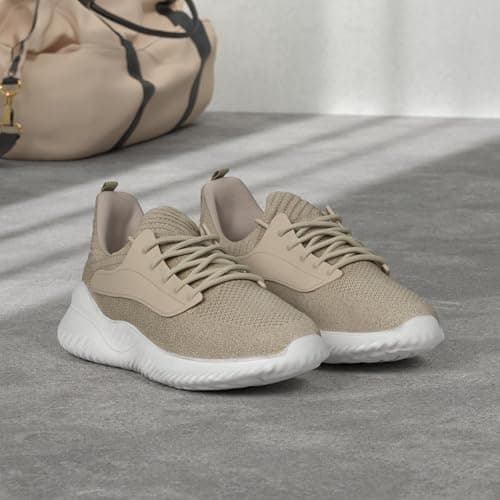 Akk Womens Walking Shoes - Slip On Tennis Running Shoes Memory Foam Lightweight Work Sneakers for Indoor Outdoor Gym