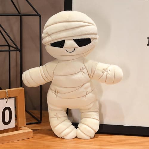 Halloween Plush Toy,13 inches Mummy Stuffed Animal Halloween Doll Easter Christmas Birthday Gifts for Girls Boys