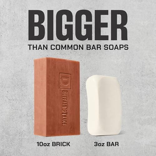 Duke Cannon Supply Co. Extra Large Bar Soap - Men's Natural Bar Soap With A Masculine Scent - Big American Bourbon Scented - All Skin Types - Hydrating Big Brick of Soap - Bourbon,10 oz B0DVMHBV8Q