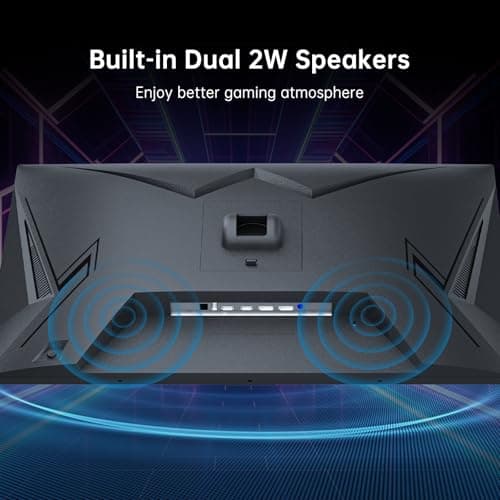 KTC 27 Inch Gaming Monitor - 2K QHD 2560 x 1440 Monitor, Up to 210Hz & 1ms, Bulit-in Speakers, Adaptive Sync, HDR400, 131% sRGB, IPS Monitors Gamer with HDMI 2.0 x 2 & DP1.4 x 2, H27T22C-3