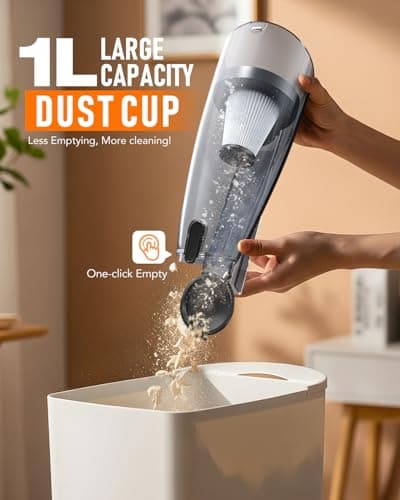 Avvnee Corded Stick Vacuum Cleaner – 15000Pa Strong Suction 600W Motor, Ultra-Light 3 lbs Design for Pet Hair, Hard Floors & Low-Pile Rugs | Includes Crevice Tool, 1L Dust Cup, 16.7ft Cord (Black)