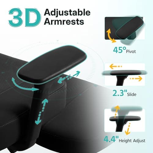 AreShark Criss Cross Office Chair with Armrest Wheels & Stretchable Rotating Footrest, Ergonomic Cross Legged Swivel Chair with Back Support& Adjustable Height for Yoga Kneeling Meditation Home Office