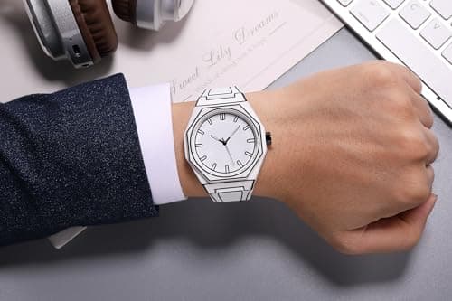 GORBEN Creative Sketch Watch Sports Fashion Quartz Minimalist Black and White Anime Series Watch