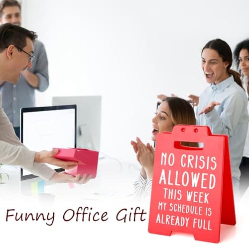 Funny Boss Gifts for Women Men, Boss Lady Gift, White Elephant Gift, Administrative Professional Day Coworker Gifts for Women Manager Supervisor Leader Administrator Principal, Funny Cubicle Sign
