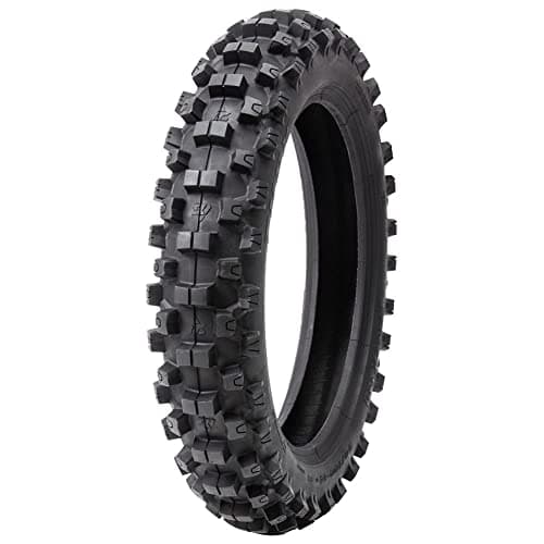 Tusk EMEX T-35® Soft/Intermediate Terrain Dirt Bike Front and Rear Tire Set – Front 60/100x14 & Rear 80/100x12 – Deep Tread Off-Road Trail Tires – Tube Type Motocross Motorcycle Tires