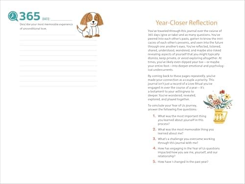 A Year of Us: A Couple's Journal: One Question a Day to Spark Fun and Meaningful Conversations (Question a Day Couple's Journal)