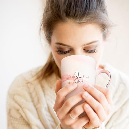 Hushee Hushee 3 Sets Friendship Gifts Friendship Mug for Best Friend Pink Mug Sisterhood Gifts for Christmas BFF, 12 oz