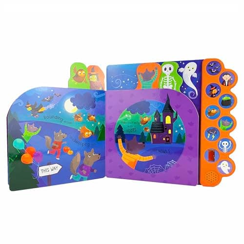 Hoot Howl Halloween 10-Button Sound Book for Little Trick-Or-Treaters (Interactive Children's Sound Book with 10 Spooky Sounds)
