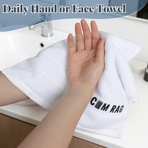 KISSHAKE Funny Gifts for Him, Anniversary for Men Boyfriend Husband, Mens Birthday Gift Ideas, Unique Christmas Stuff Gag Gift Baskets for Men Friends, 100% Cotton Hand & Face Towels B0FSQVXJGN
