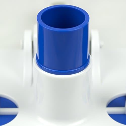 Poolmaster Deluxe Weighted Vinyl Liner Pool Vacuum Head With Air-Relief Valves, Safe Cleaning for Inground & Above-Ground Pools – Fits 1-1/4" & 1-1/2" Hoses