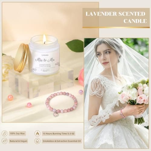 Bridal Shower Gifts for Bride To Be Gift 2026, 8PC Unique Bridal Shower Bachelorette Gifts for Brides, Just Married Engagement Wedding Presents Set for Women Her Wifey Future Mrs B0GZ3PCXTQ