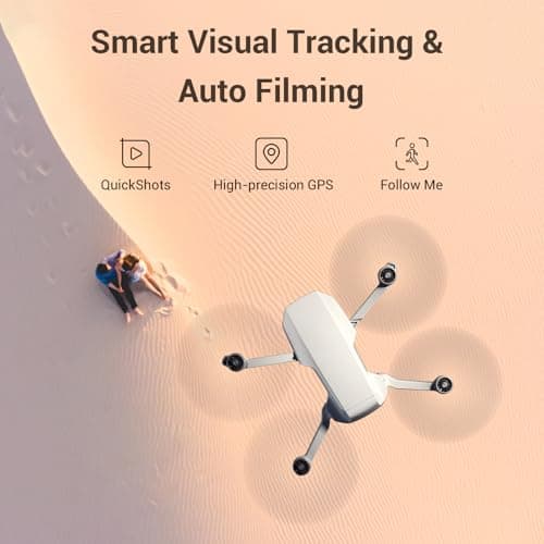 Specta Mini Drone Combo with 2 Batteries, 4K/30fps Video, 32800ft FPV Transmission, Easy to Fly, 3 Aixs Gimbal, 62-Min Flight, Under 249g Portable Drone for Beginners