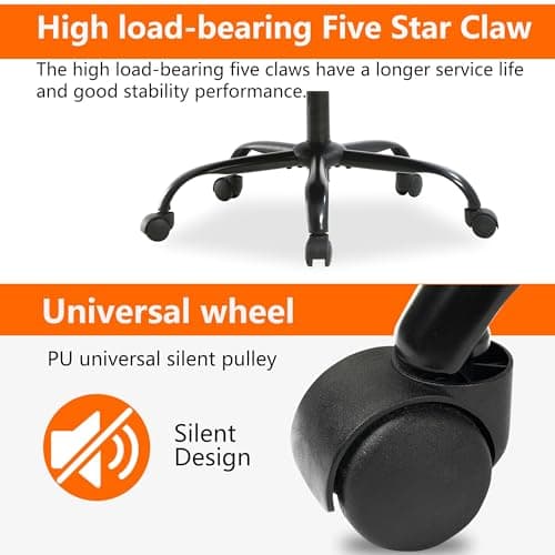 High Back PU Leather Gaming Chair with Headrest & Lumbar Support, Height Adjustable Wide Seat Gamer Chair for Adults, Game Chair with Footrest & Armrest