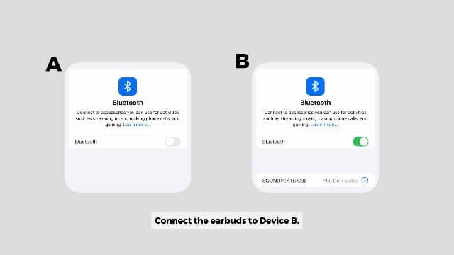 SOUNDPEATS C30 Hybrid ANC Earbuds with LDAC Hi-Res Audio, 52H Playtime -52dB Adaptive Noise Cancelling Wireless Earbuds, 6-Mic Clear Call, 12mm Driver, Bluetooth 6.0, Multi-Point, IP54 for Work/Travel