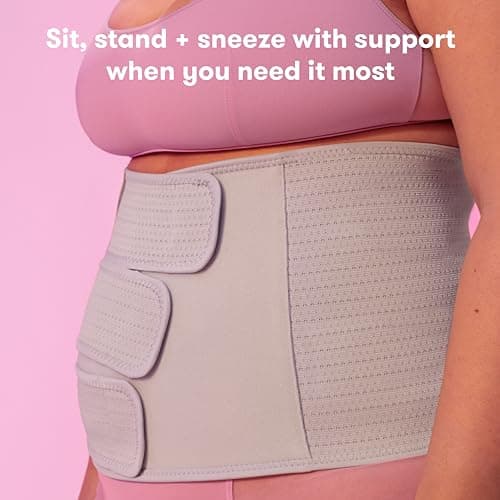 Adjustable Compression Wrap, After Birth Brace, Abdominal Support Band, 9 Inch High, Breathable Frida Mom Belly Binder for Natural & C-Section Postpartum Recovery, 9" High B09QRHY95G