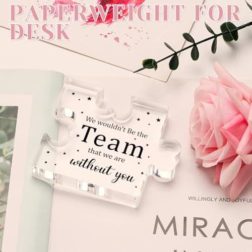 Employee Appreciation Gifts, Boss Day Farewell Retirement Appreciation Gifts for Boss Lady Staff Leader Manager Office Decor Funnli Bosses Day Gifts for Women, Boss Gifts for Women Men Acrylic Plaque B0CYZXF2FN