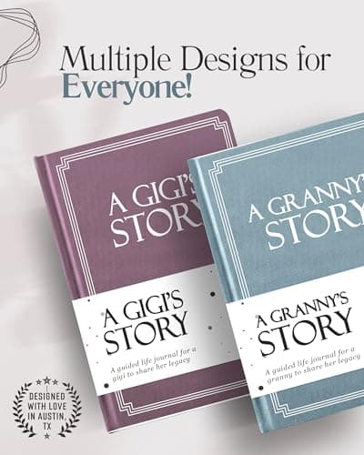 Granny's Life Story Journal (Hardcover): A Meaningful Keepsake for Granny to Share Her Journey & Memories, Book Includes 250+ Prompt Questions, Sentimental Gift for Mother's Day, Birthday, Christmas B0F7KHHCWP