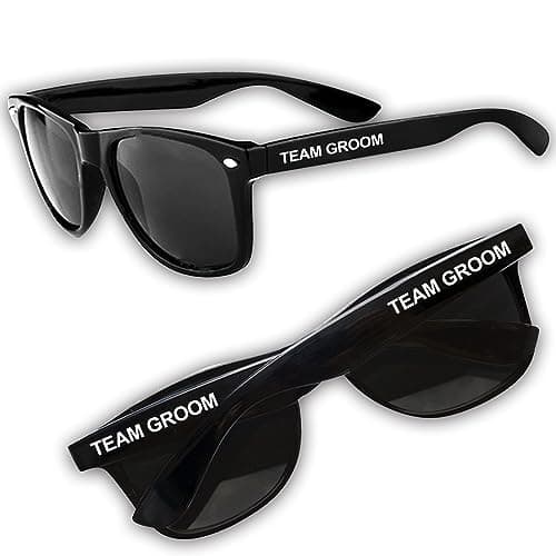 LotsBuyLots Groomsmen Gifts-10PCS Wedding Sunglasses Bachelor Party Favors for Groom,Team Groom (Team Groom)