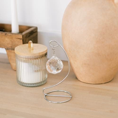 Memorialight Tabletop Sympathy Gift with Stand, Crystal Ornament Rainbow Maker, Unique Memorial Gift, Loss of Family & Loved Ones, Miscarriage or Grief Gift, Best for Bereavement & Daily Remembrance