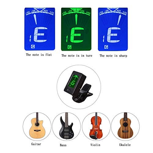 Classical Guitar Strings Nylon Black 3 Full Sets with Tuner, 3 in 1 Restringing Tool, Capo, Cleaning Cloth