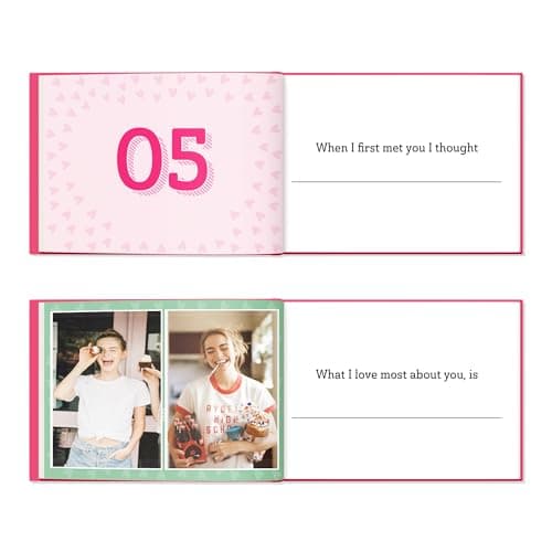 What I Love about Bestie Book - Best Friend Unique Gifts For Women, Friendship Gifts For Women - Best Friend Birthday Gifts - Personalized Christmas Gifts for Best Friends Fill-in-the-Blank Journal