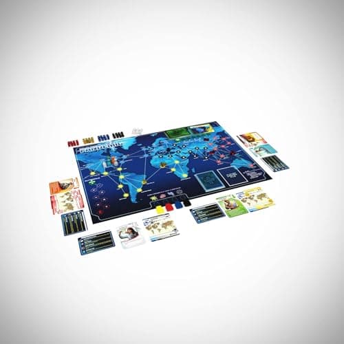 Pandemic Board Game - Cooperative Strategy for Adults & Families, Stop Global Disease Outbreaks, Adult Board Games, Teamwork & Strategy, Fun for Adults, 2-4 Players Ages 8+, 45-60 Minute Playtime