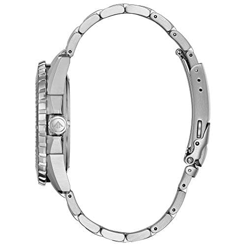 Citizen Citizen Men's Promaster Sea Eco-Drive Stainless Steel Watch, 3-Hand Date, One-Way Rotating Bezel, ISO Compliant, Luminous Hands and Markers