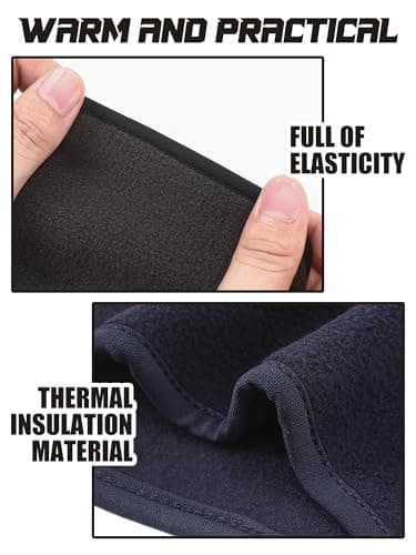 BBTO 3 Pcs Fleece Ear Warmers Muffs for Men Women Headband Ear Muffs Winter Covers for Cold Weather Running Cycling Ski