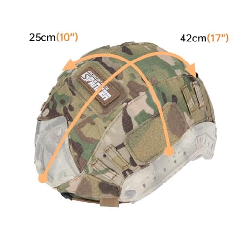EXCELLENT ELITE SPANKER Tactical Helmet Cover, Military Fast Helmet Cover for Ops-Core Fast PJ/MH in Size M/L -Without Helmet