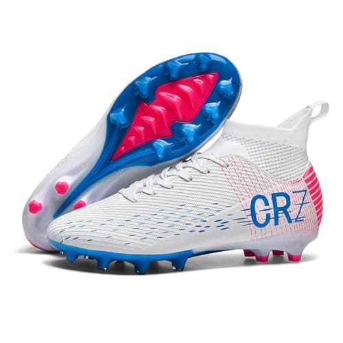 Sunqin Soccer Cleats for Mens Womens Indoor Turf Soccer Shoes Youth AG TF Training Football Boots Unisex