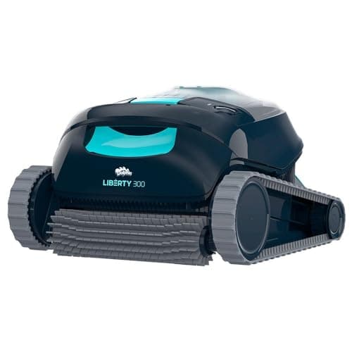 Dolphin Liberty 300 Cordless Automatic Robotic Pool Vacuum Cleaner, Magnetic Charging, Click-Up for Easy Removal, Ideal for In-Ground Pools up to 33 FT in Length