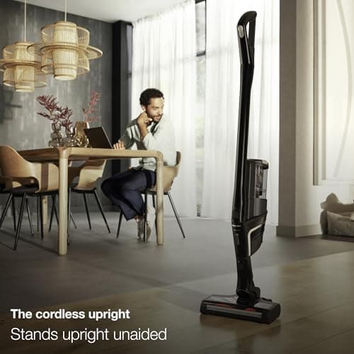 Miele Triflex HX2 Cat & Dog Cordless Stick Vacuum Cleaner, 60 min runtime, Obsidian Black / Rose Gold