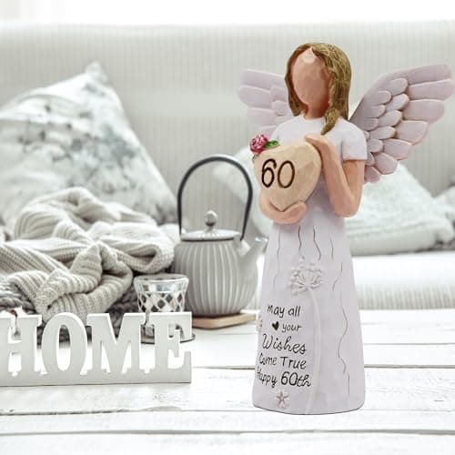 60th Birthday Gifts for Women, Gifts for 60th Birthday Women, Sculpted Hand-Painted Figurine
