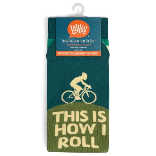 Premium Cotton Blend, Super Soft, Durable, Cycling Gift for Men and Women, Funny Novelty Socks, Bicycle Lovers Lavley Bike Socks Funny Gifts for Cyclists and Bicycle Lovers Men and Women B0C5PLB5V7