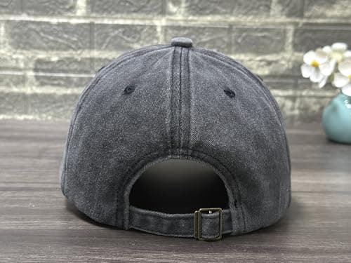 Premium Embroidery Design, Adjustable Metal Buckle Closure, Simple Lifestyle Wear Dad Hat for Father Embroidered Adjustable Baseball Cap for Men Women B0GWPLMQX1