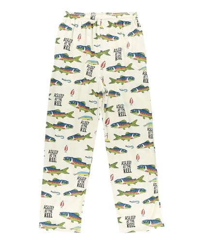 Lazy One Funny Ocean Pajama Pants For Men, Men's Separate Bottoms, Lounge Pants, Fishing PJs