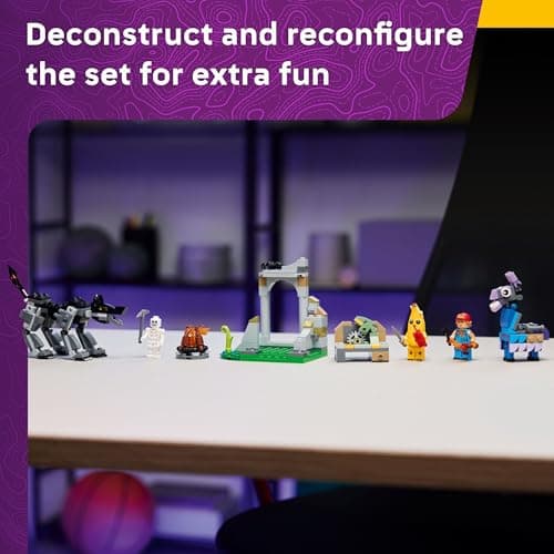 LEGO Fortnite Peely & Sparkplug’s Camp Kids Toy - Pretend Play and Video Game Building Set for Girls & Boys, Ages 7+ - Fortnite Toy Figures Peely, Sparkplug, & More - Gift Idea for Birthdays - 77075 B0DRW647G6