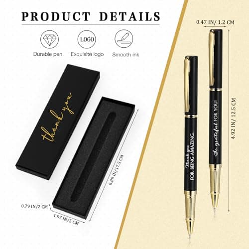 Employee Appreciation Gift, Pharmacy Pens, Vet Tech Week, for Teacher, Boss, Staff Office Coworker, Team, Nurse, Medical Pens PerKoop 20 Sets Thank You Gifts Bulk Inspirational Ballpoint Pen with Box B0CKW23CFX