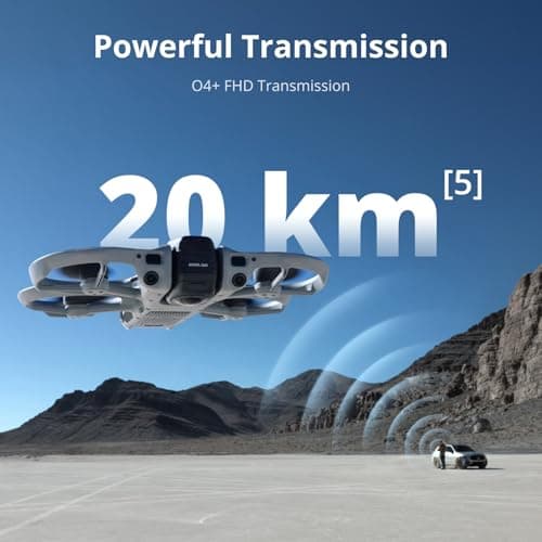DJI Avata 360 Fly More Combo (RC 2), 360° Drone With 1-Inch 8K 360° Imaging for FPV & Aerial Filming, 360° Camera Drone With Propeller Guard. Includes RC 2 for Precise Control and Three Batteries