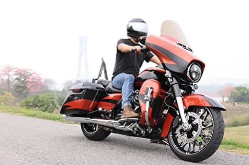 SLMOTO DOT Approved Motorcycle Helmet Hot Gloss Black Full Face Mirror Visor Sun Shield Street Helmet
