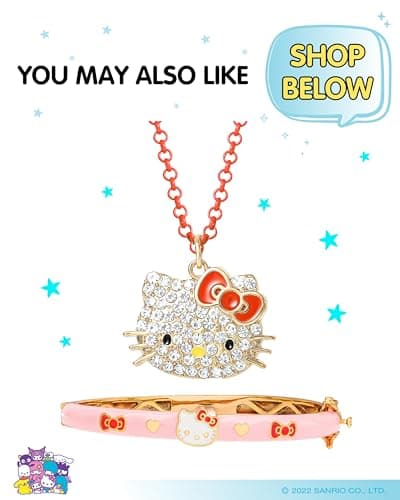 Sanrio Hello Kitty Stud Earrings Pack of 12 Pairs - Official License Hello Kitty and Friends Earrings