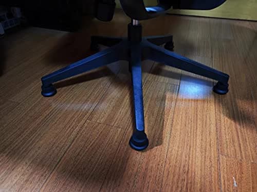 5PCS Bell Glides 2" Replacement Office Desk Chair or Stool Swivel Caster Wheels,Easy Conversion from Wheeled Casters to Stationary Feet to Protect Wood or Hardwood Floor