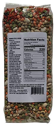 Sierra Soups Healthy, Hearty, All Natural and Gluten Free Soups - 3 Pack Assortment: Fresno Fog Split Pea, French Style 5 Bean & Mama Sorrenti’s Minestrone. Includes Soup Spoon