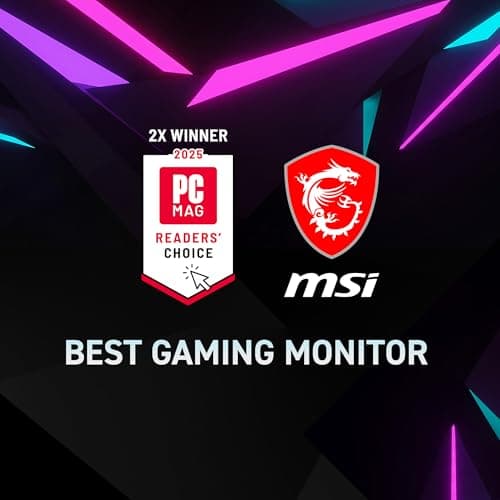 msi MAG 245C X24 24-inch 1920 x 1080 (FHD) Gaming Monitor, 240Hz, FreeSync Premium, HDR Ready, HDMI, VGA Port, VESA Mountable, Tilt, 4-Side Slim Bezel, 1ms, Black