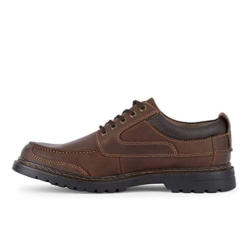 DOCKERS Mens Overton Leather Rugged Casual Oxford Shoe with Stain Defender - Wide Widths Available