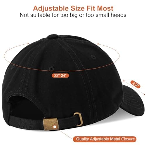 Best Dog Dad Gifts Hat, Fathers Day Birthday Gifts for Dad Baseball Cap Black