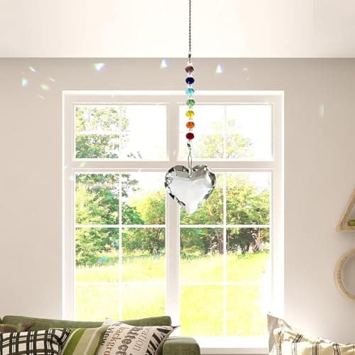 Hegelda Graduation Gifts for Women Her 2026 Crystal Heart Suncatcher Ornaments B0GH76NCTW
