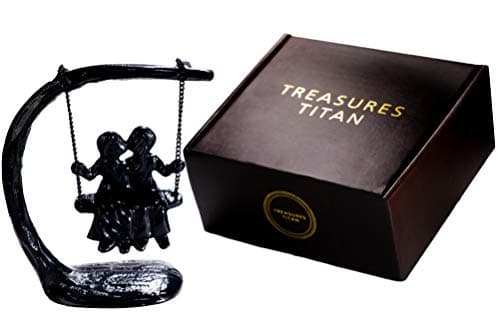 for Couple, Iron Anniversary, Marriage, Gift for Wife, Cool Engagement Gift, Wedding Anniversary Sculpture 7.5"x7"x3". Expresses Passion and Love. Gift Wrap Available