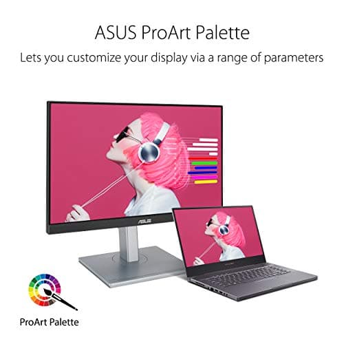 ASUS ProArt Display PA247CV 24-inch Monitor – IPS, Full HD (1920 x 1080), 100% sRGB, 100% Rec. 709, Color Accuracy ΔE < 2, Calman Verified, USB-C, Compatible with Laptop & Mac Monitor